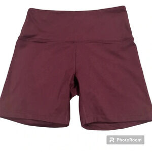PINK Victoria Secret Cozy Burgundy 5” Inseam Bike Shorts Size Medium